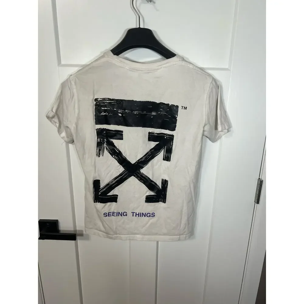 Off White Replica T Shirt Size M Medium Grunge Style 100% Cotton NOT AUTHENTIC - Picture 5 of 5